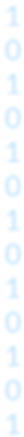 Image of random numbers aligned vertically in a blue color